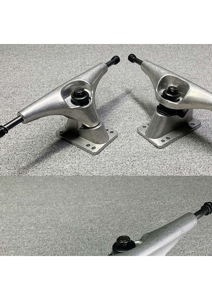 6pcs 6 25 Inç Gümüş Sörf Kaykay Kamyonları Sörf Paten Kaykay Kamyon Balık Tahtası Uzun Tahta Direksiyon Braketi (Yurt Dışından) fırsatları