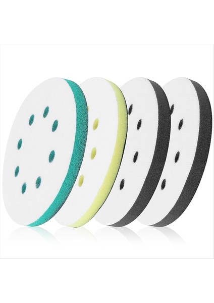 4 Paket Köpük Zımpara Pedleri Orbital Zımpara 5 Inç 8 Delik Orbital Zımpara Surfprep Köpük Ped (Yurt Dışından)