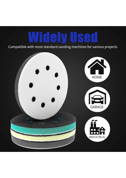 4 Paket Köpük Zımpara Pedleri Orbital Zımpara 5 Inç 8 Delik Orbital Zımpara Surfprep Köpük Ped (Yurt Dışından) indirimleri