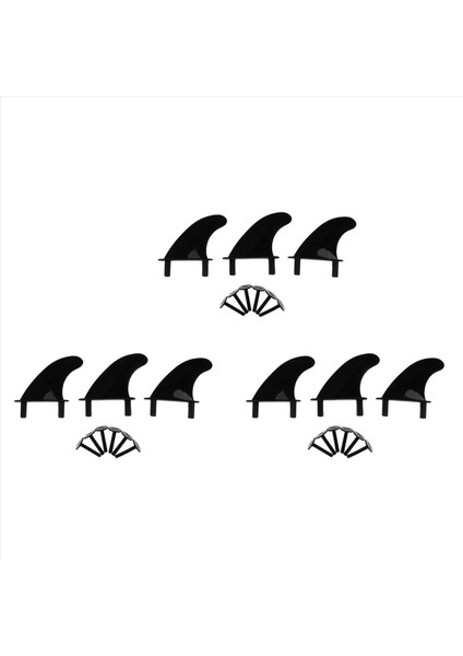 9pcs Yumuşak Üst Sörf Tahtası Yasışları Soft Tahta Kürek Tahtası Sörf Tahtaları Aksesuarları (Yurt Dışından)