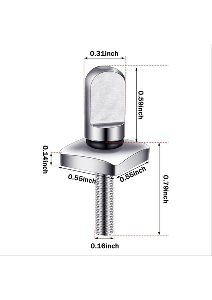 20PCS Paslanmaz Çelik Yüzgeç Vidalı Sup Fin Vidası Longboard Sup Sup Paddleboard Surfboard Surfing Aksesuarları (Yurt Dışından) fırsatları