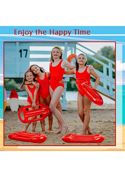 Plaj Cankurtaran Şişme Yüzen Tahta Çocuklar Yüzme Sörf Tahtası Kırmızı Şişme Yüzen Tahta Üfleme Oyuncak Uygulamak (Yurt Dışından) fiyatları