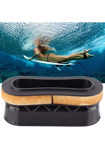 Sörf Tahtası Tutlu Dayanıklı Plastik Sörf Tahtası Takma Sörf Tahtası Sörf Kurtarma Aksesuar Şekil Sekiz Saplama Siyah (Yurt Dışından) modelleri