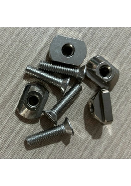 4pcs M8 Hidrofoil Montaj Pirinç T-Deste Sörf Yapmak Için Tüm Hidrofoil Rayları Açık Havada Sörf Aksesuarları Gümüş (Yurt Dışından) fırsatları