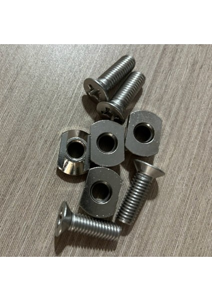 4pcs M8 Hidrofoil Montaj Pirinç T-Deste Sörf Yapmak Için Tüm Hidrofoil Rayları Açık Havada Sörf Aksesuarları Gümüş (Yurt Dışından) indirimleri