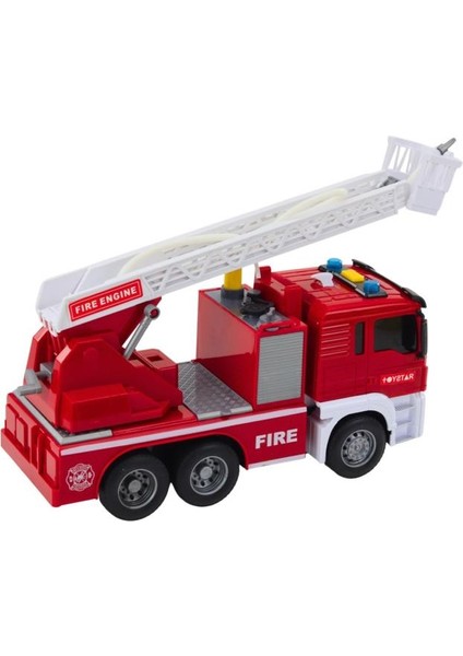 Sesli Işıklı Pilli Merdivenli Full Fonksiyon Su Püskürtme Oyuncak Eğitici Itfaiye Arabası modelleri