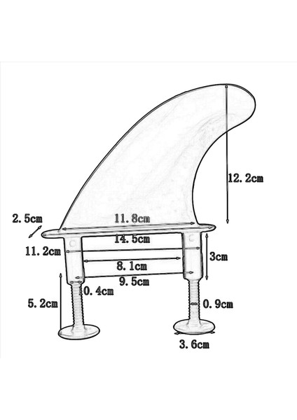6pcs Yumuşak Sörf Yüzgeçleri Sörf Tahtası Softboard Water Wave Fin Surf Board Için Yedek Vidalı Su Yüzgeçleri (Yurt Dışından) fiyatları