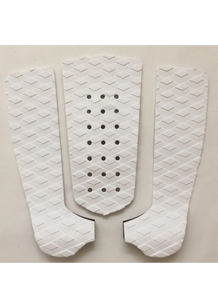 2set Surf Tahtası Çekiş Pad Slip Anti-Slip Dirençli Yapışkan Eva Kavrama Sörf Güverte Kuyruk Pedleri Üç Parçalı Sarı/ Beyaz (Yurt Dışından) fırsatları