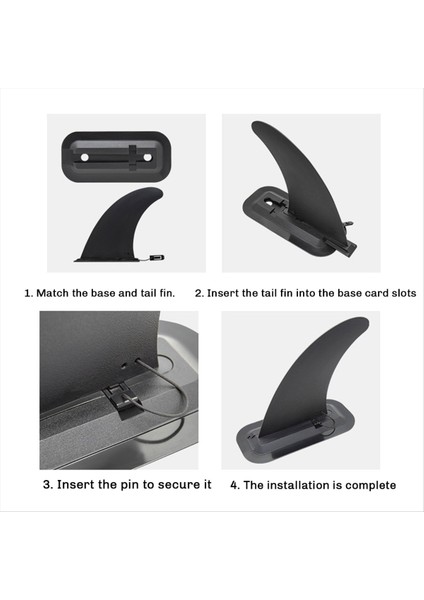 Sörf Havzası Yüzgeci Taban ile Çıkarılabilir Uzun Tahta Için Sörf Tahtası Kuyruk Dümen Sörf Tahtası Paddleboard Siyah (Yurt Dışından) fırsatları