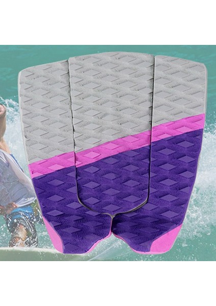Sörf Tahtası Çekiş Pad - 3 Parçalı Sörf Tahtası ve Skimboard Stomp Ayak Pedi - Sörf Için Maksimum Kick Tail Güverte Kavrağı (Yurt Dışından) modelleri