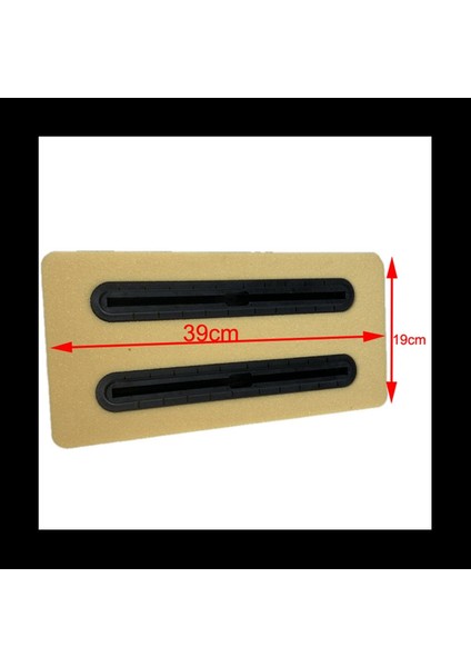 2x Hydrofoil Rail Box Ride Motor Folyo Montaj Track Box Pvc Köpük Hidrofil Kutusu (Siyah) (Yurt Dışından) fiyatları