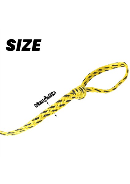 60FT Boating Tow Halatları Ağır Hizmet Tipi Su Kayak Halatı 1-3 Kişi Çekilebilir Tüpler Için Dizim Için Çekme Ipi (Yurt Dışından) indirimleri