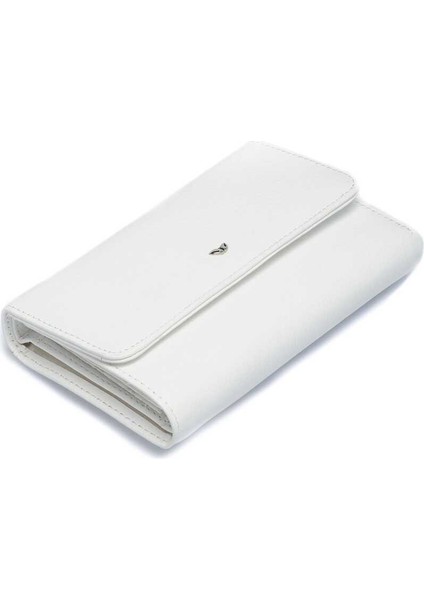 Beyaz Hakiki Deri Kadın Cüzdan - S1CB00005730-B58 fiyatları