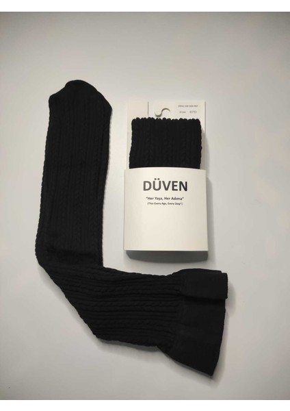 3'lü Paket Yumuşacık Dokusu Klasik Örgü Deseniyle Kalın Kışlık Renkli Dizaltı Çorap fırsatları