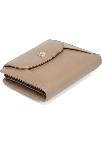 Bej Hakiki Deri Kadın Cüzdan - S1CB00005714-B56