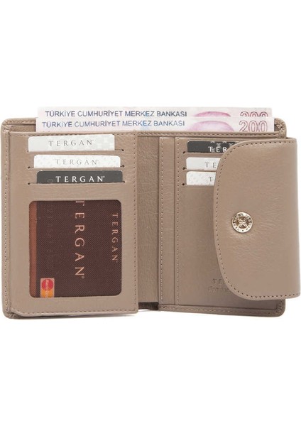 Bej Hakiki Deri Kadın Cüzdan - S1CB00005714-B56