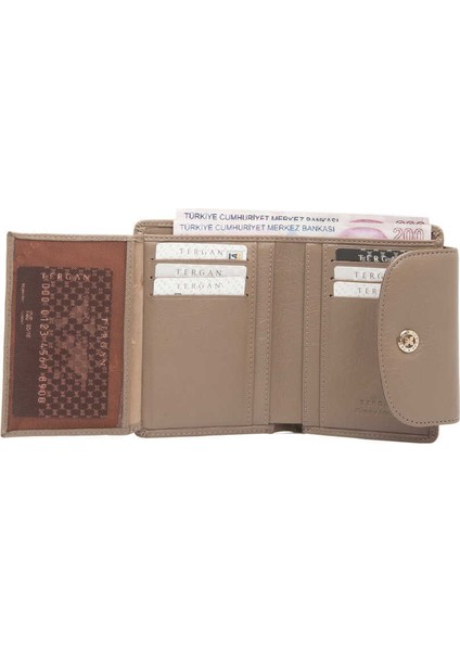 Bej Hakiki Deri Kadın Cüzdan - S1CB00005714-B56