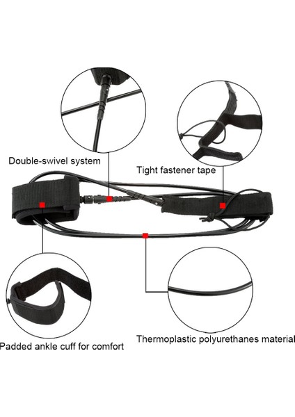 Su Spor Sörf Folyo Kanadı Sörf Bel Tasma Kalça Kemeri Sörf Sörf Sesli Ses Strap Releasable Leashes (Yurt Dışından) fiyatları
