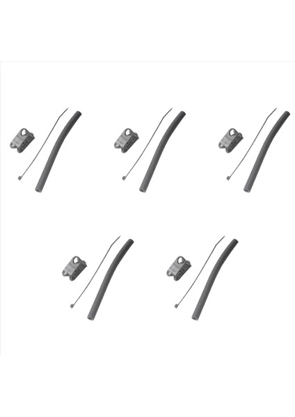 5x Naylon Değiştirme Uçurtma Uçurtma Uçurtma Bir Pompa Valfı Hortum Kelepçe Dişli Kiti Aksesuarları Uçurtma Hortumu ve Kelepçesi (Yurt Dışından)