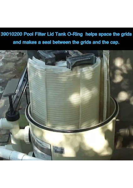 Pentair Için Kelepçe O-Ring 39010200 Ccp Için 520/420/320 Havuz ve Spa Filtre Tankları (Yurt Dışından)