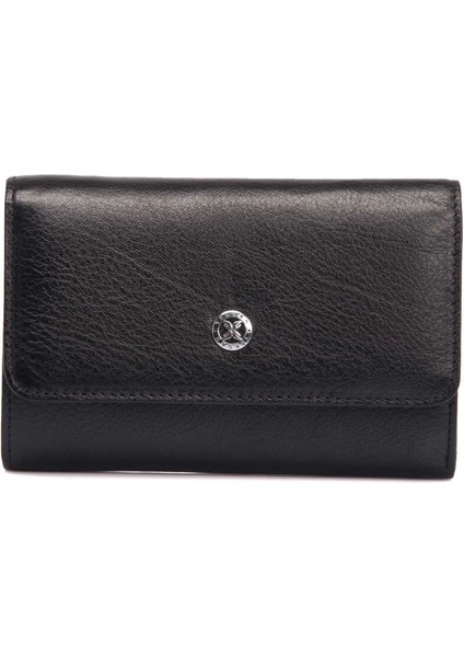 Siyah Hakiki Deri Kadın Cüzdan - S1CB00005730-A85
