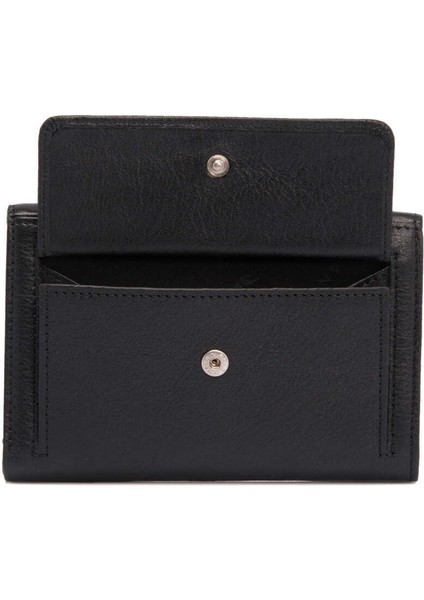 Siyah Hakiki Deri Kadın Cüzdan - S1CB00005730-A85