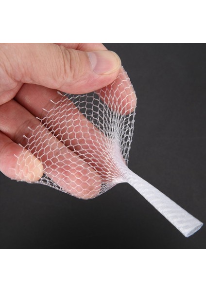 1000 Pcs Makyaj Fırçası Netting Kapağı Örgü Kılıf Koruyucular Koruma Koruyucu Kapak Kılıfı Net (Beyaz) (Yurt Dışından)