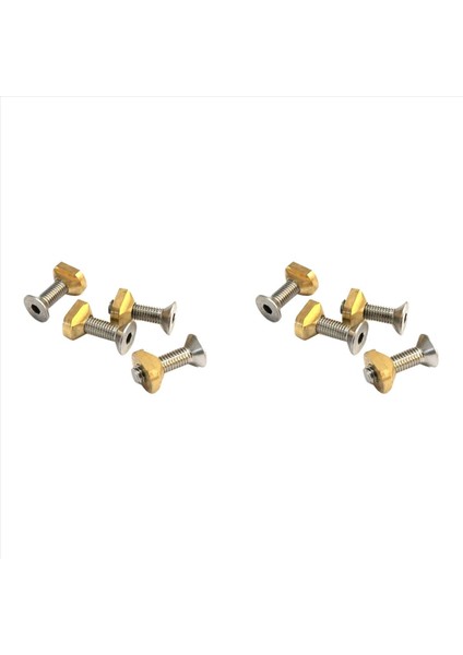 8pcs M6 Hydrofoil Montaj Pirinç T-S-S-Stoms Tüm Hydrofoil Pistleri Açık Havada Sörf Aksesuarları Altın (Yurt Dışından)