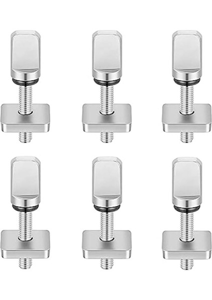 6 Adet Sörf Tahtası Yüzgeç Vidaları Sup Sörf Için Alet Paslanmaz Çelik Başparmak Yüzgeç Vidası Yok (Yurt Dışından)