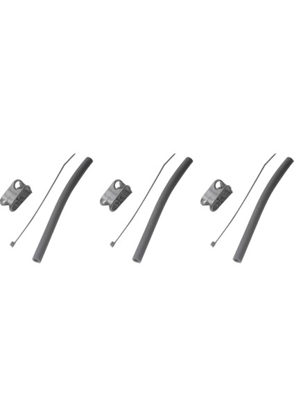 3x Dayanıklı Naylon Yedek Uçan Board Uçurtma Uçurtma Bir Pompa Valf Hortum Kelepçe Dişli Kiti (Yurt Dışından)