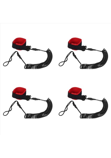 4pcs 10 6ft Ayak Bileği Tasma Sörf Sarısı Stant Yukarı Kürek Tahtası Siyah Tpu Kürek Tahtası Ayak Ayağı Ipi (Yurt Dışından)