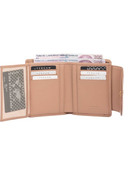 Pudra Hakiki Deri Kadın Cüzdan - S1CB00005714-J1B