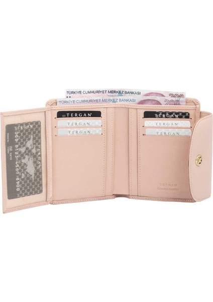Pudra Hakiki Deri Kadın Cüzdan - S1CB00005714-Z96