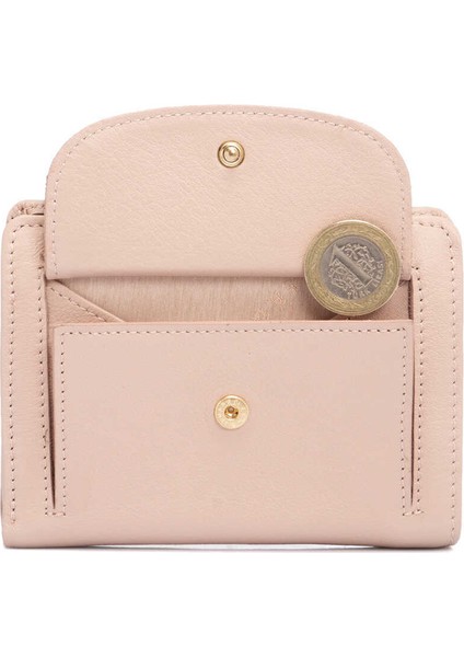 Pudra Hakiki Deri Kadın Cüzdan - S1CB00005714-Z96