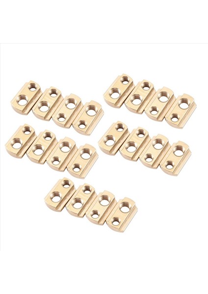 Makine Pirinç Vidası ile 20 Adet Kayar (Yurt Dışından)