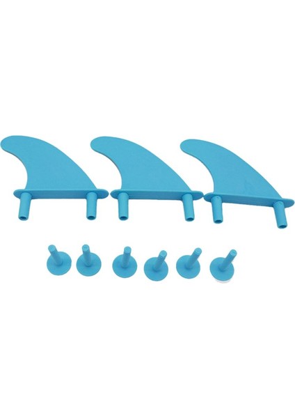 3pcs/set Yumuşak Sörf Yüzgeçleri Sörf Tahtası Softboard Water Wave Fin Surf Board (Yurt Dışından)