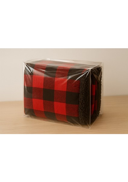 Ekose Koyun Tüylü Kareli Desenli Bebek Battaniyesi fiyatları