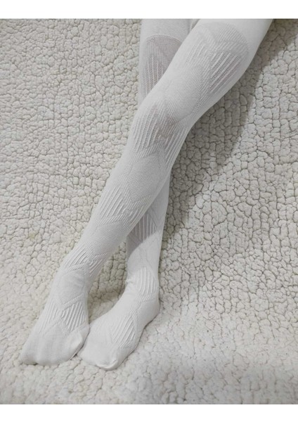 Triko Ayda Pamuklu Cotton Kız Çocuk Beyaz Külotlu Çorap fiyatları