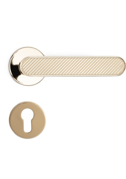 Mua Rozetli Kapı Kolu Gold Renk Yale ( Dış Kapı Rozetli)