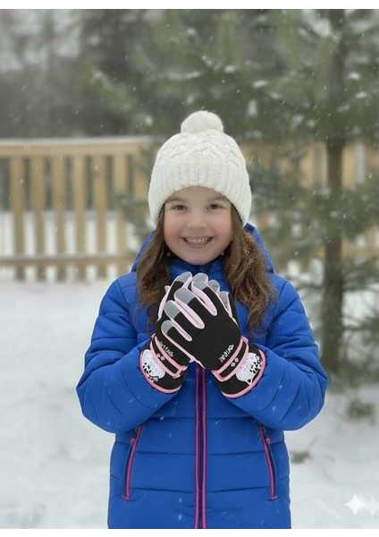 Kitti 421-12 4-7 Yaş Kar Kayak Eldiveni