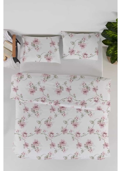 Percale Daphne Red %100 Pamuk 82 Tel 208TC Çift Kişilik Nevresim Seti fırsatları