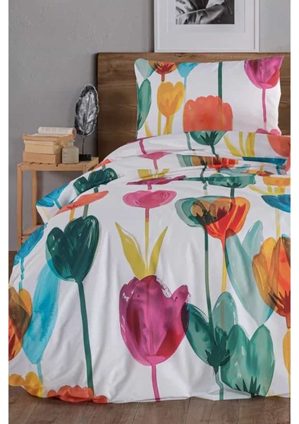 Tulip %100 Pamuk Tek Kişilik Nevresim Takımı