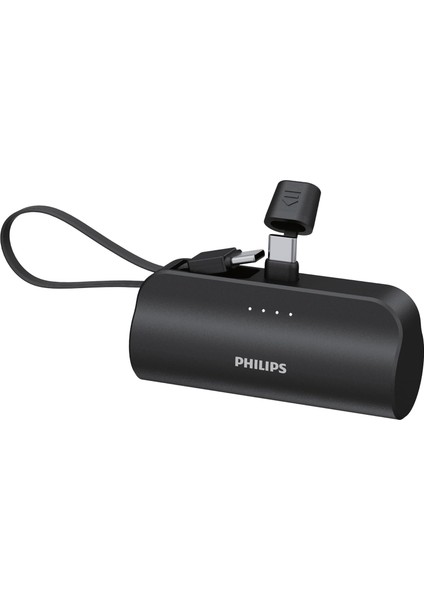 5.000 Mah Usb-C Dahili Kablolu Hızlı Şarj Powerbank