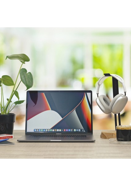 Ahşap & Metal Kulaklık Standı, Masaüstü Kulaklık Askısı, Düzenli ve Şık Tasarım fiyatları