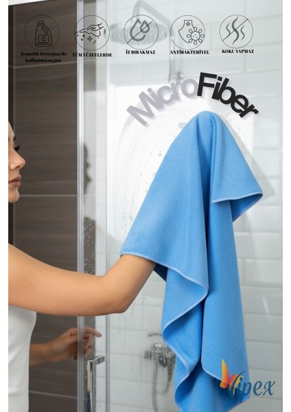 3 Adet 50X70 cm Ekstra Dokuma Güçlü Sonuç 240 Gsm Mikrofiber Bez fırsatları