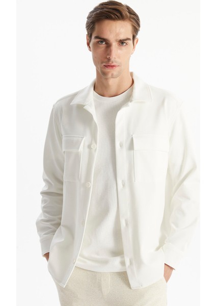 Yeni Sezon Regular Fit Uzun Kollu Erkek Gömlek Ceket