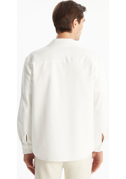 Yeni Sezon Regular Fit Uzun Kollu Erkek Gömlek Ceket fırsatları