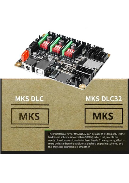 Mks DLC32 V2.0 Çevrimdışı Kontrol 32BITS ESP32 Wıfı Grbl Tft Masaüstü Lazer Oyma Makinesi Dıy Evrensel Anakart fırsatları