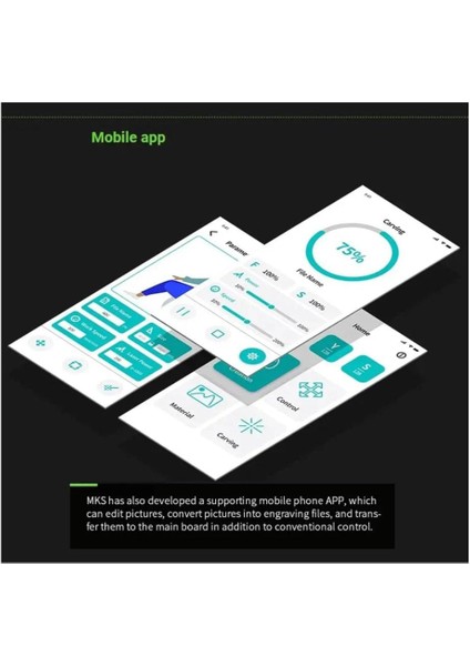Mks DLC32 V2.0 Çevrimdışı Kontrol 32BITS ESP32 Wıfı Grbl Tft Masaüstü Lazer Oyma Makinesi Dıy Evrensel Anakart