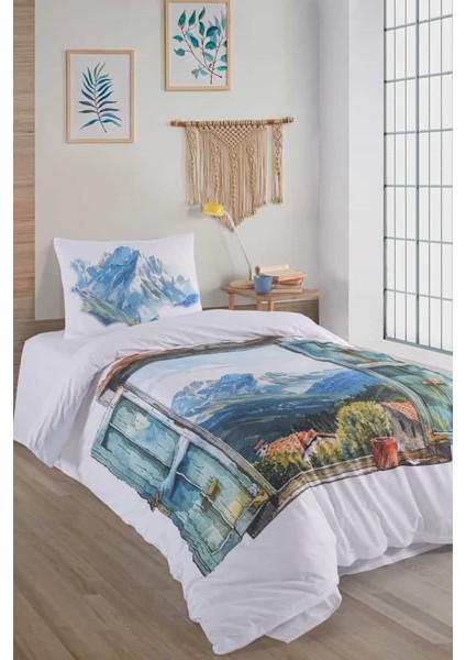 Alps %100 Pamuk Tek Kişilik Nevresim Takımı